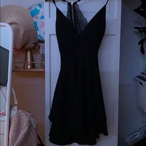 Black formal dress